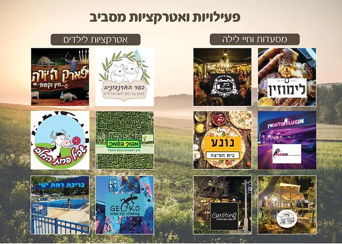 ירוק באלה - דירת נופש ברמת ישי